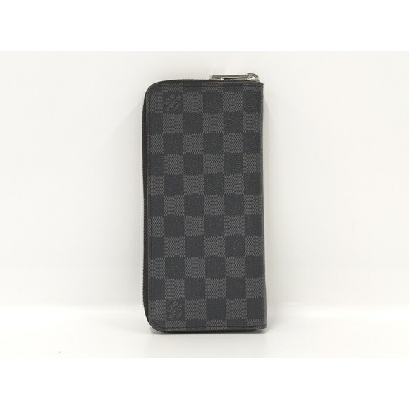 Louis Vuitton Damier Graphite Vertical Round Zipper Long Wallet - Picture 3 of 8